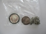 Silver one ounce items Nevada .999 silver, 1 international silver .999, Trade unit 31.1 grams slight