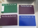 US proof sets 1972,86,92,95