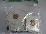 US wheat cents various dates/mints 30's-50's 75 coins