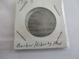 US Barber half dollar 1913S