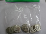 US Kennedy silver halves 1965-1969 40% 15 coins