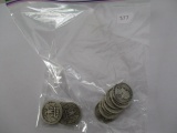 US silver Washington quarters all dates from the 30's