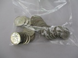 US Kennedy halves 1965-1969 40% silver 30 coins