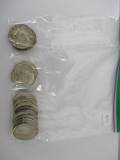 US Kennedy halves 1964 silver 15 coins