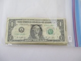 U.S. currency $1.00 star notes various dates, various reserve banks (20)