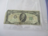 U.S. currency $10.00 star note Priest- Anderson Chicago