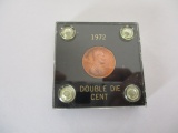 U.S. cent 1972 Double Die