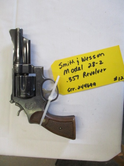 Smith & Wesson model 28-2 .357 revolver ser. 244699