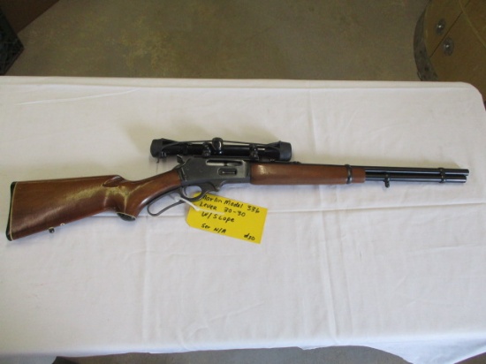 Marlin model 336 lever action 30-30 w/scope ser. 18018442