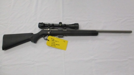 Savage model 93R17 stainless .17 HMR w/scope ser.0377639