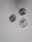 US silver American one ounce coins unc. 1987,1993,2000