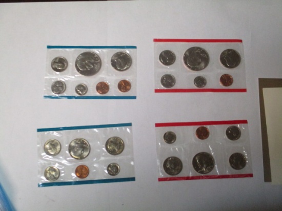 US mint sets 1974 & 1979 25 coins