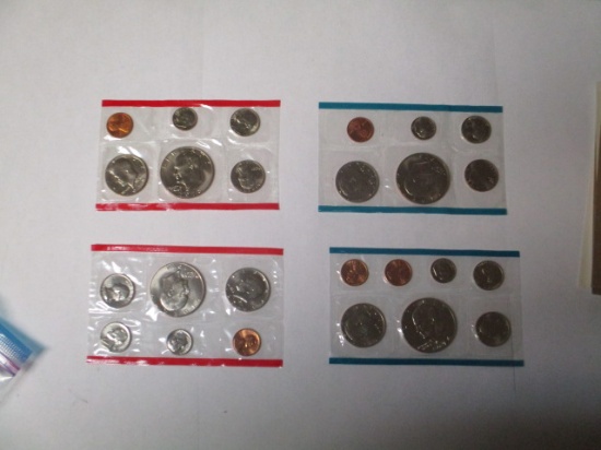 US mint sets 1974 & 1978 25 coins
