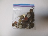 World coins nice variety of dates & countries 108 coins