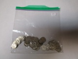 US silver Roosevelt dimes various dates & mints 40 coins