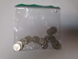 US silver 25 cent various dates/mints 20 coins