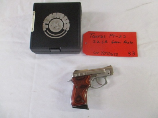 Taurus model PT-22 semi auto .22LR ser. Y070673