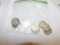 U.S. Silver coins Franklin halves (4), Walking Liberty (5)