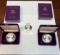 (2) American Eagle 1986 One Ounce Proof Silver Bullion Coins