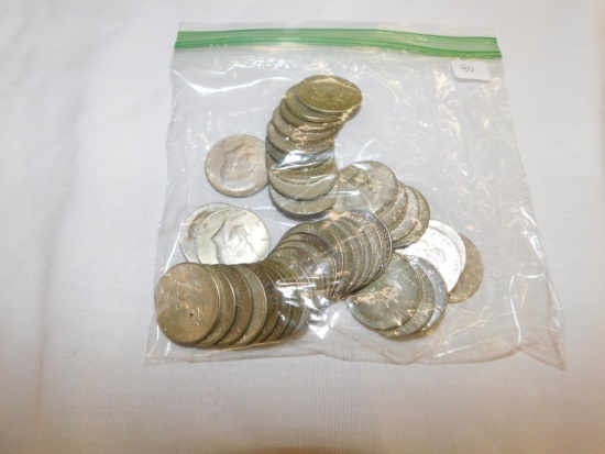 U.S. Silver halves 40% silver