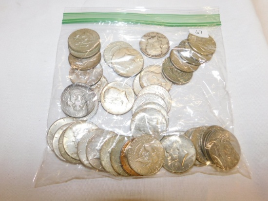U.S. Silver halves 40% silver