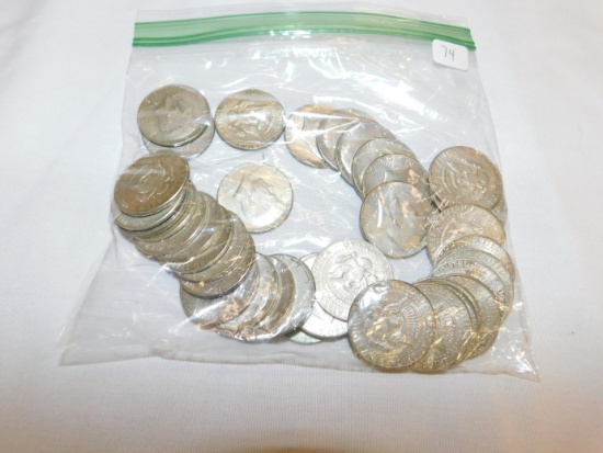 U.S. Silver halves 40% silver