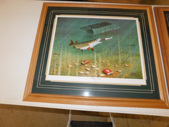 Les Kouba Dark House Action #2 in the series  framed signed & numbered 4737/5000
