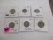 US Buffalo nickels weak dates 1914,15,17,18,23,24, 6 coins