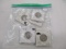 US Washington silver quarters 1932-1939 various dates/mints, 10 coins