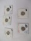US Liberty seated dimes 1882,83,84,1891S,1891 O, 5 coins