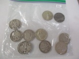 US silver half dollars