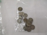 US silver dimes Barber dimes (2), Mercury dimes (17), 19 total