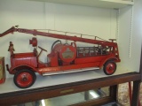 Keystone metal fire truck w/bell