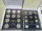US Silver Quarters 2005 & @007 Presentation boxes 16 coins