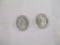US Silver Morgan Dollars 1880-S, 1881-O UNC 2 coins