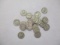 US Silver Washington Quarters 1930's-1964 25 coins