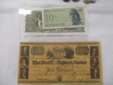 World Currency & Confederate Reprodution Bill 4 bills