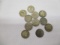 US Barber dimes common dates 1909-1916, 11 coins