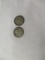 US Standing Liberty quarters 1929D, 1926 both warn, 2 coins