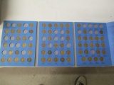 US Lincoln set collection 1909-1940 Whitman album includes 10S,11D,13D, 62 coins
