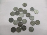 US Wheat cents 1943 Steel with mints, 22 coins