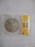 ANACS slab Morgan 1879O AU58 cleaned