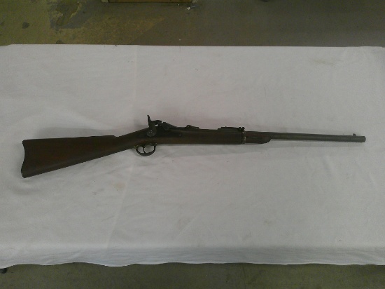 Springfield trapdoor calvarly carbine US model 1873-1884 22" barrel VP & eagle proof marker saddle r