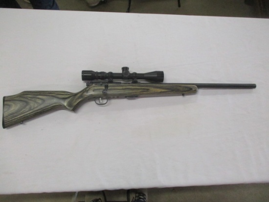 Savage MKII .22 LR laminated stock w/scope ser. 1183520