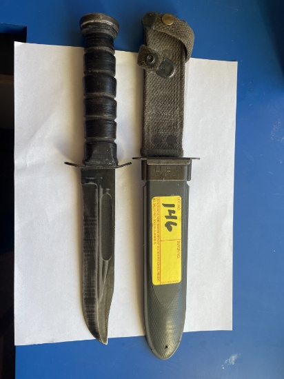 USN MK II knife w/sheath