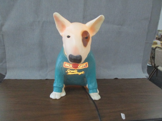 Spuds MacKenzie Bud Light Lighted Dog