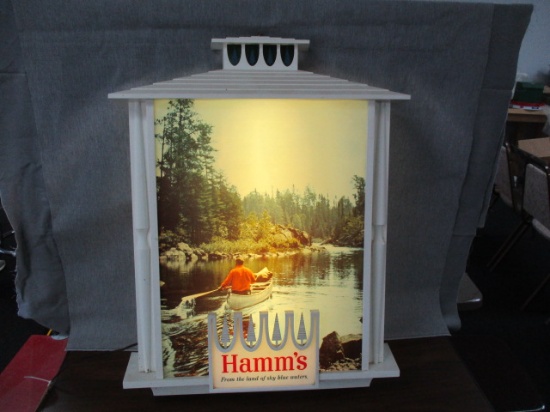 Hamm's Beer Lighted Advertising Sign