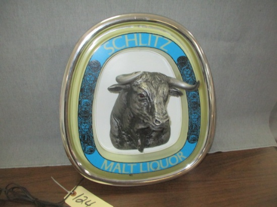 Schlitz Beer Malt Liquor Lighted Beer Advertising Sign