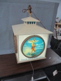 Hamm's Beer Hanging Lighted Advertising Clock