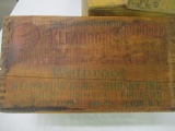Remington Klein Bore wooden ammo box